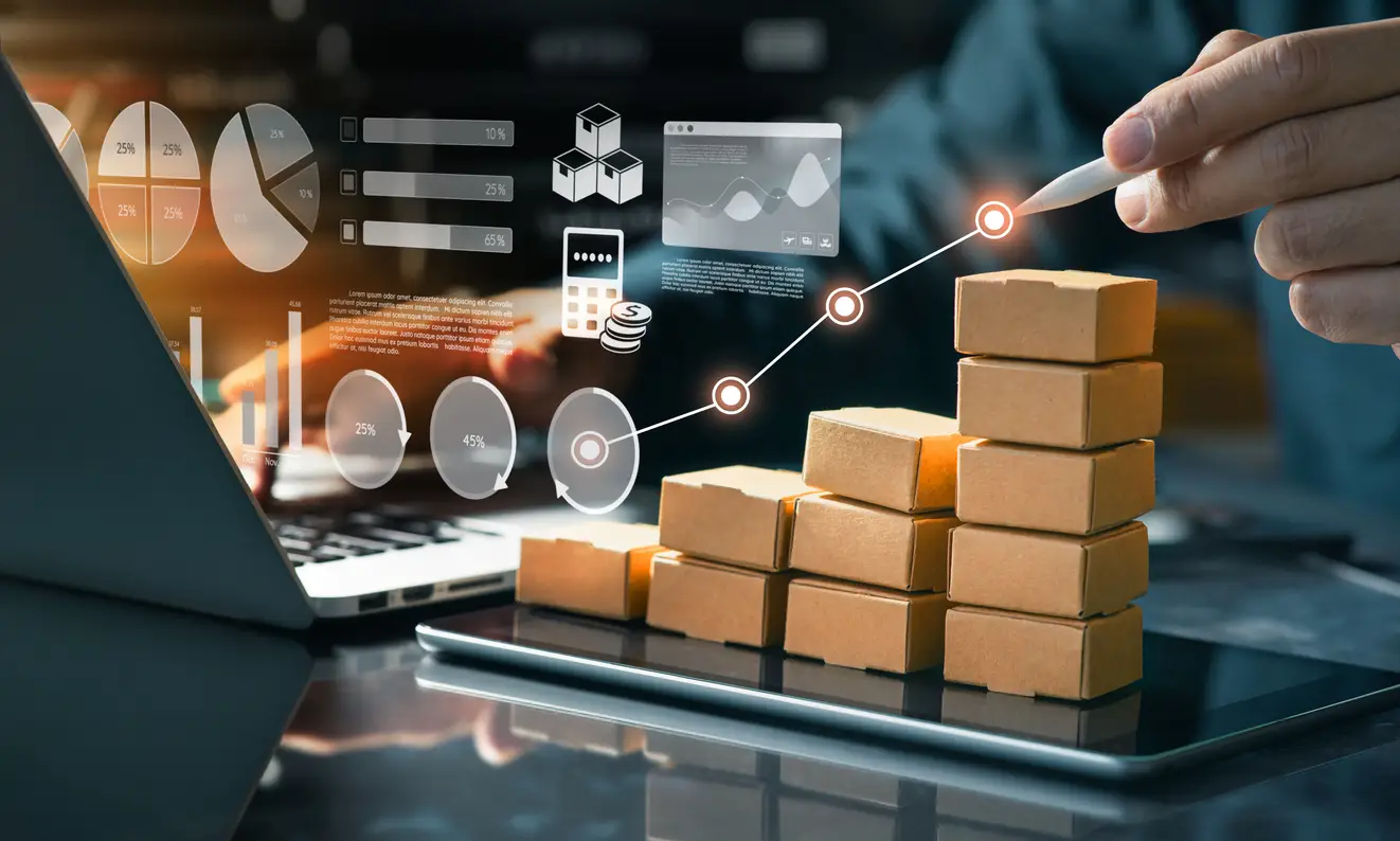 Software de inventario mostrando control de stock en tiempo real para una pyme.