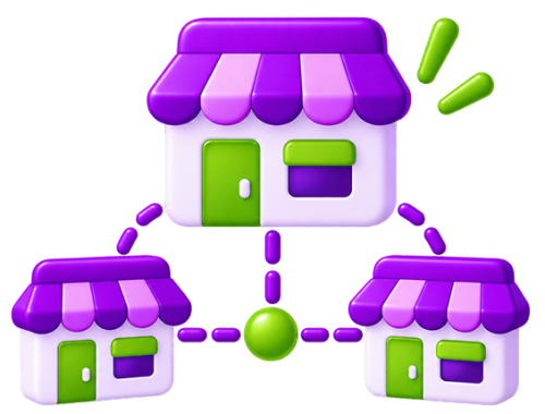 Multi sucursal icono